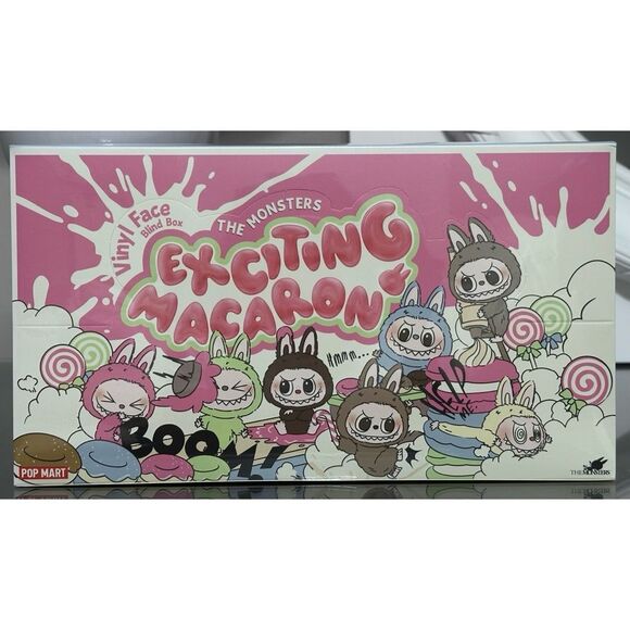 POP MART THE MONSTERS LABUBU - Exciting Macaron Vinyl Face Blind Box, Whole Set - Picture 1 of 8